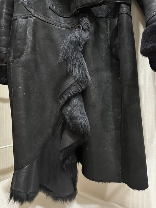 Дубленка натуральная (с башлыком из мех таскан)