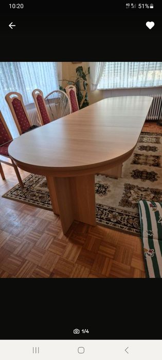 Masa extensibila 320cm cu 8 scaune!!!