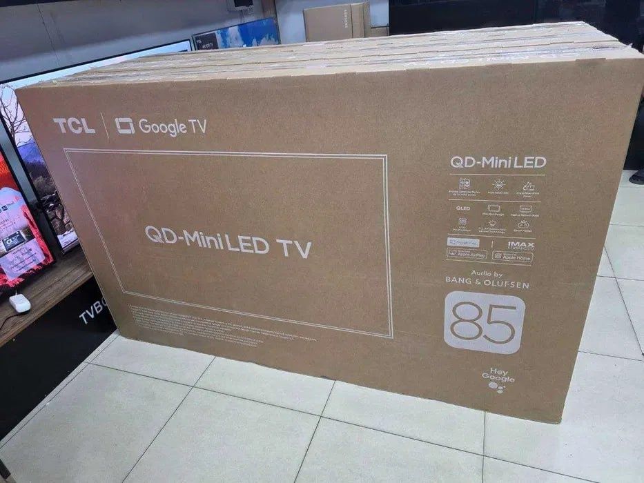 Телевизоры TCL с гаранти 85 дюймов бесплатно достафка