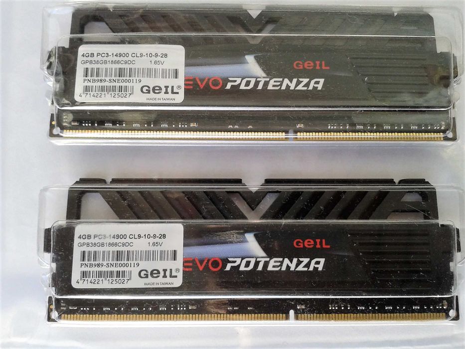 Памет Geil RAM 8GB 2x4GB DDR3 1866Mhz dual channel kit