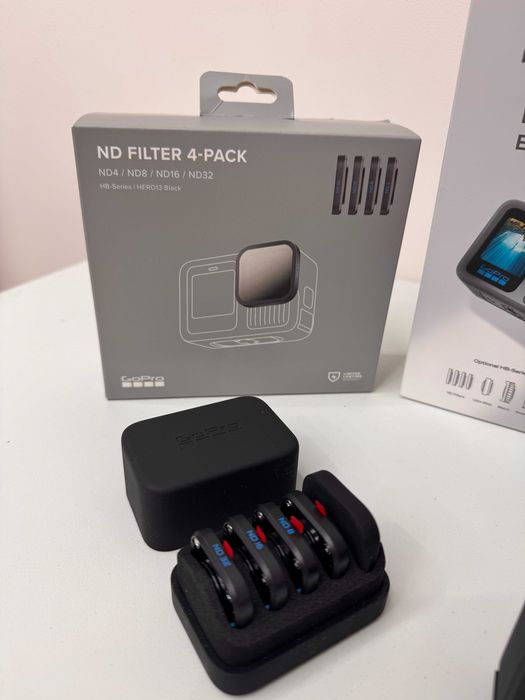 camera GoPro Hero 13 + Filtre ND + Media Mod + 2 baterii Enduro + incarcator usb-c