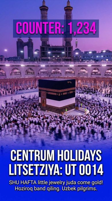 Centrum Holidays Umra Ziyorati Narxi Mirobod Muborak Umra Tur Paket