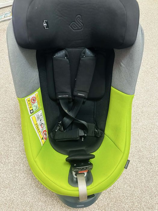 Scaun auto rotativ Swandoo Marie 5 i-Size Lime/Sesame Grey