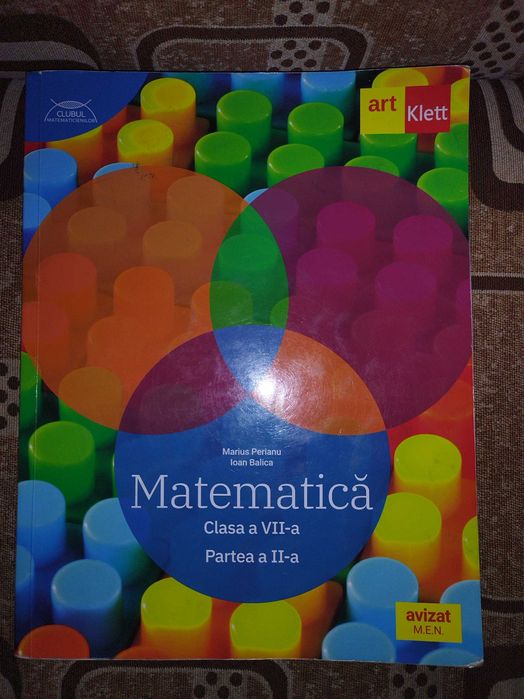 Culegeri de matematica si carte de gramatica clasa a 7 a