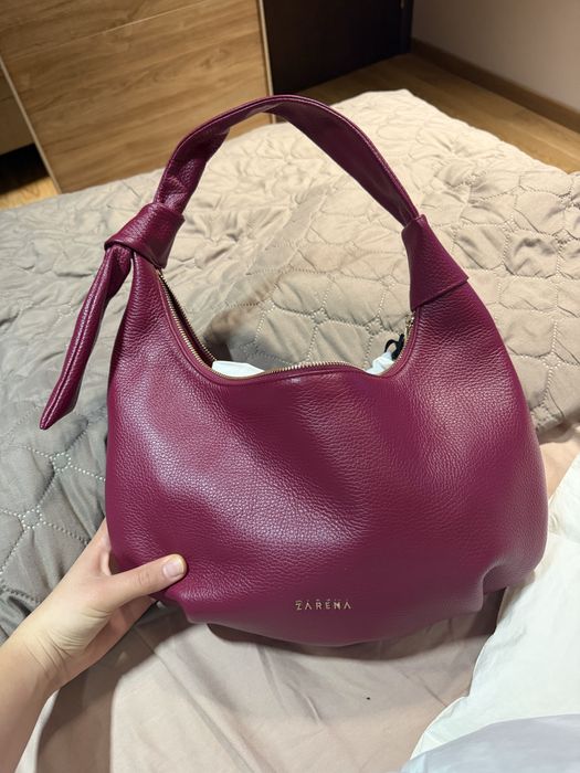 Чанта Zarena - модел Simona в цвят бордо
