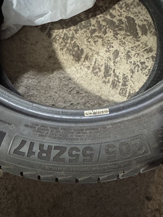 Летние шины 205/55/17