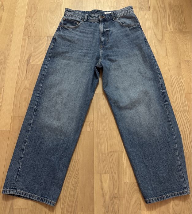 Vand blugi baggy/barrel albastru deschis