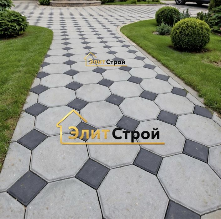 Брусчатка , тротуарная плитка , евробрусчатка , кирпич