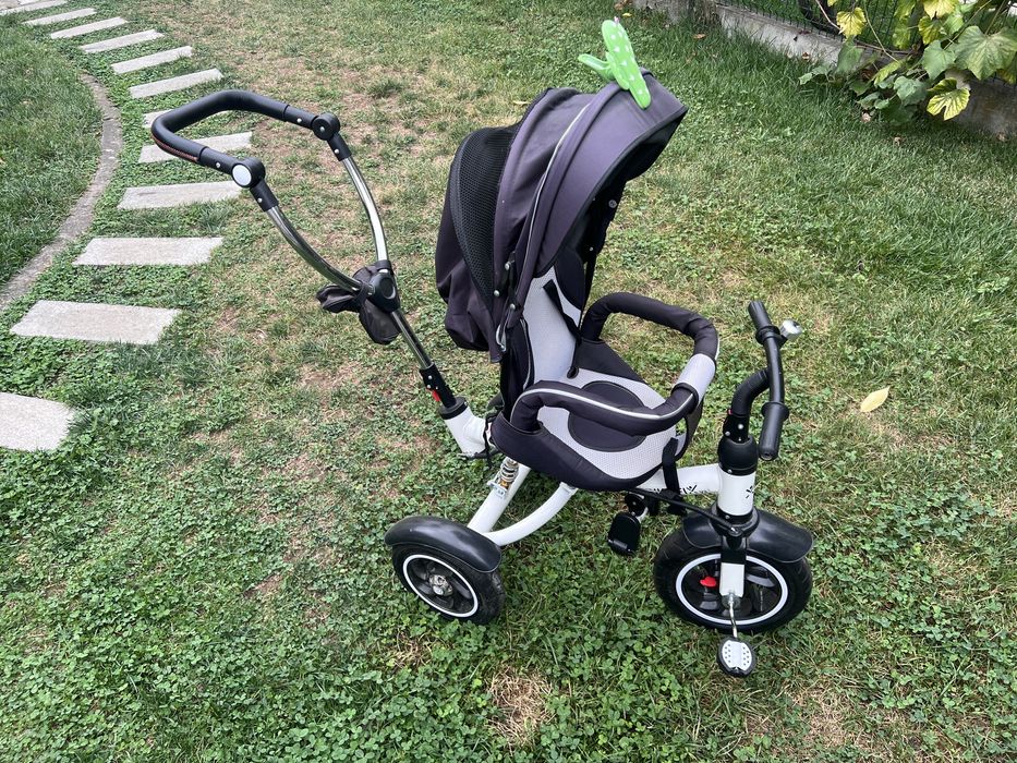 Vand tricicleta Trike Fix V3, 3 in 1, rotativa 360°, cu roti fara presiune, pentru copii 1-6 ani, 28cm