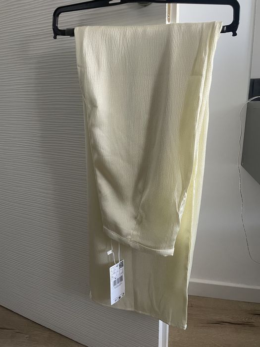 Pantaloni satinati palazzo