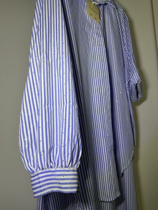 Camasa lunga cu strasuri marime universala