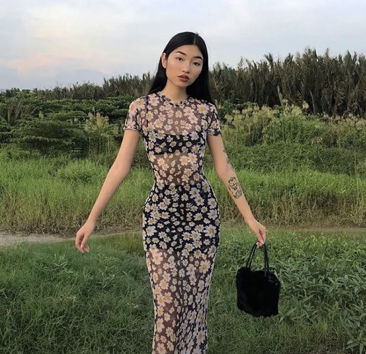 Продаю полупрозрачное платье