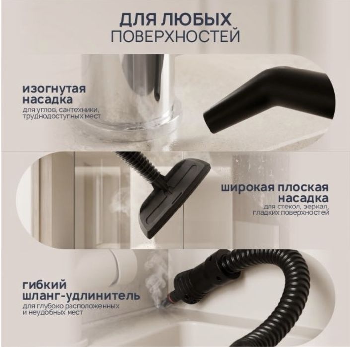 Пароочиститель Gerise SteamPro 12 в 1