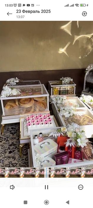 Sarpo qutilari fotixa va beshik tóy uchun