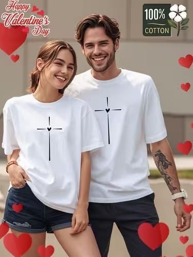 Тениски за двойки King & Queen – подарък за влюбени