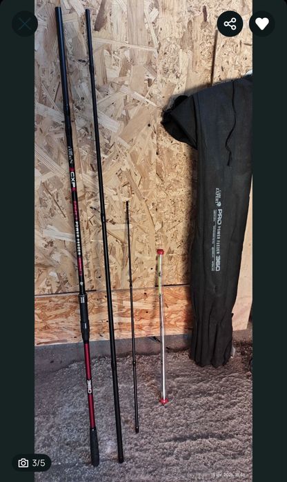 Combo 2feedere formax 3.90 cu 2 mulinete fl 6500 plus 3 feedere etc…