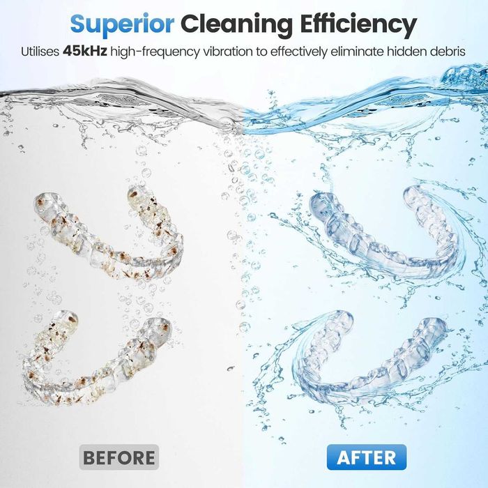 COSICOSY Ултразвукова почистваща машина за фиксатори с 4 режима, 45kHz