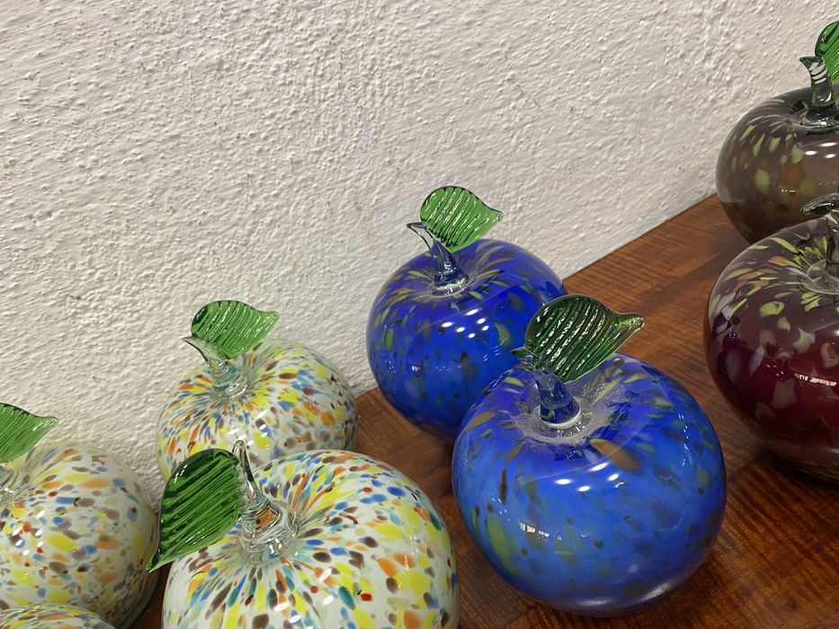 Италиански ябълки ябълка от мурано стъкло фигури от стъкло