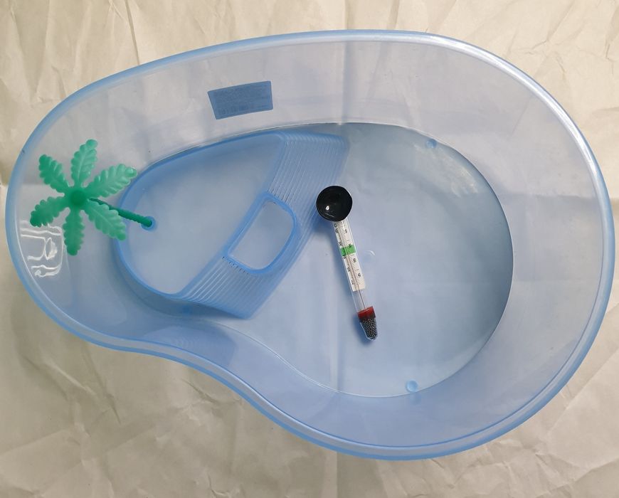 Bol pentru broscuțe cu termometru