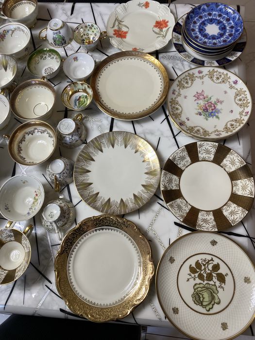 Colectie de cesti si farfurii Bavaria