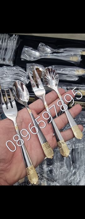 НОВ ! 72 части Цептер Zepter комплект сервиз набор прибори хранене cep