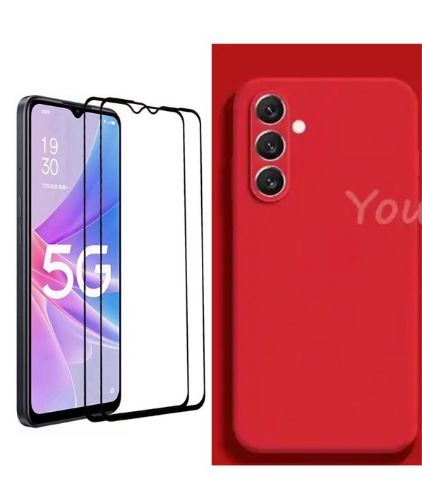 Samsung A21s/A22/A23/A25/A24/A06 Husa Silicon Catifea + Folie Sticla