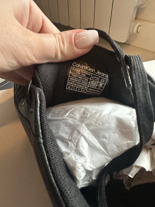 Черни обувки Calvin Klein 46 размер, нови