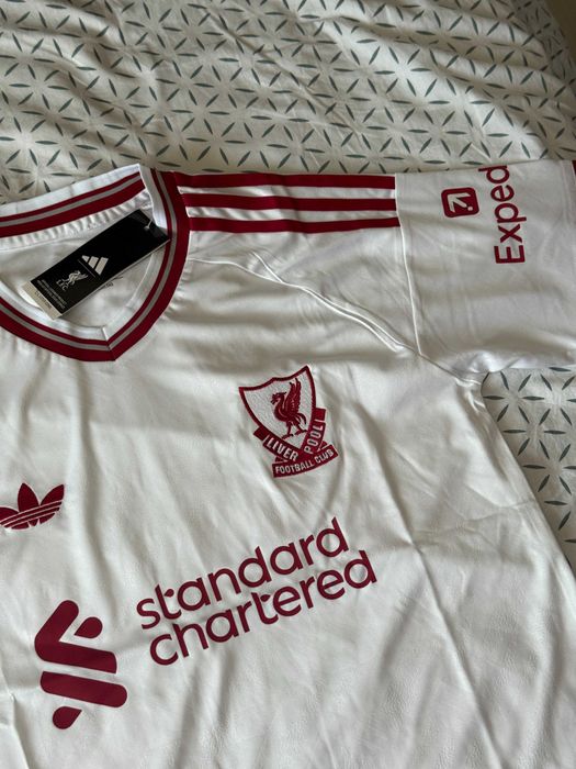 Tricou Liverpool away alb 2026-2027 sezonul nou preamier league champions league