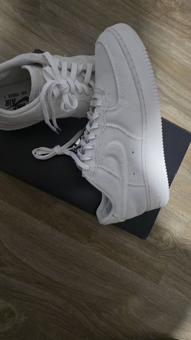 Nike Air Force 1 Low Canvas 45.5  'Triple White' (2025)