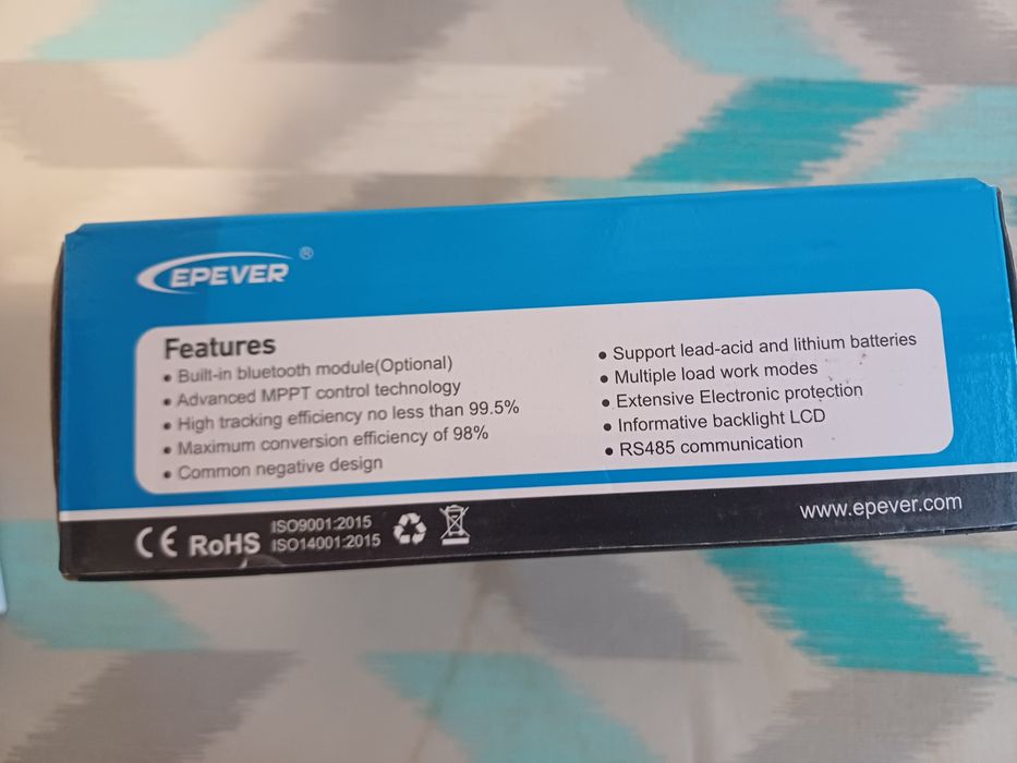 Regulator de încărcare solară EPEVER 10A MPPT, modul solar!