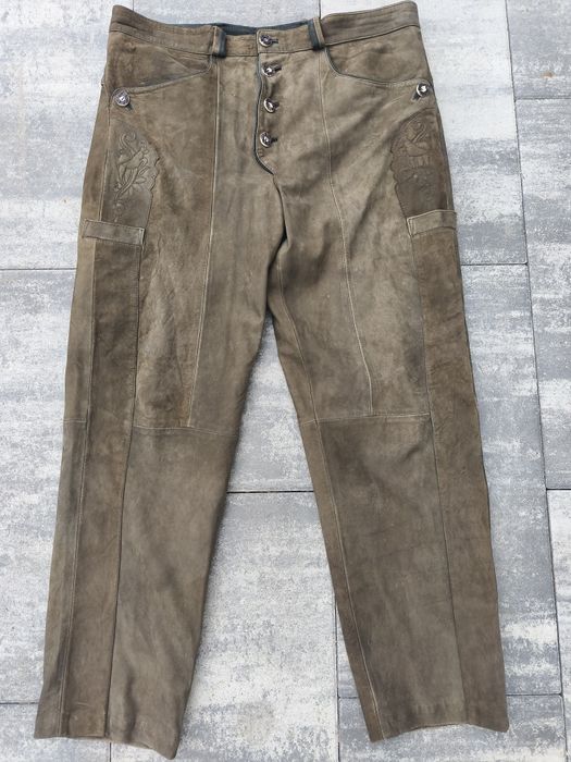 Pantaloni traditionali piele Landhaus