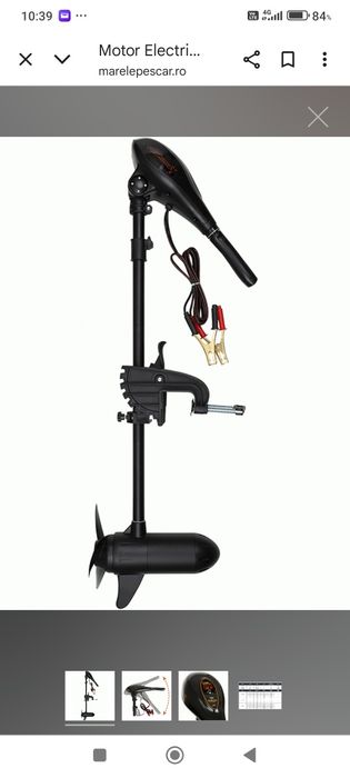 Motor electric barcă 55 lb fox