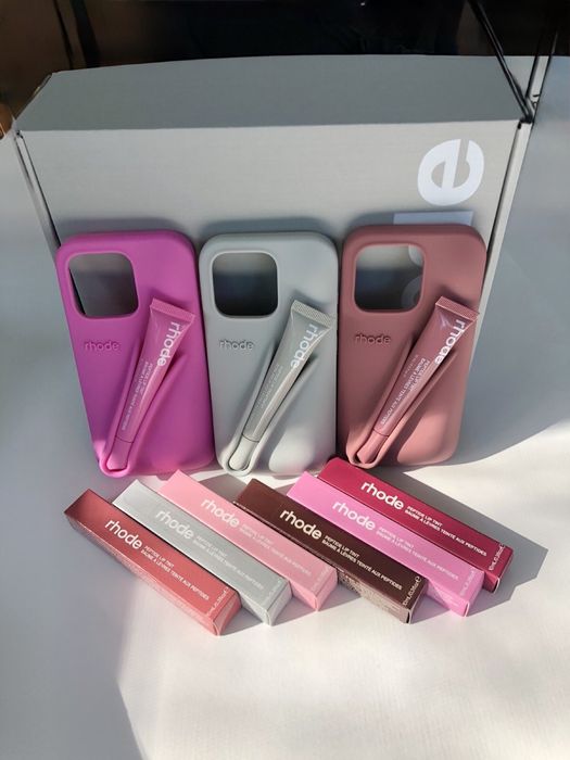 Rhode калъф + Rhode гланц | Rhode Case + Rhode Lip Gloss | Оригинални
