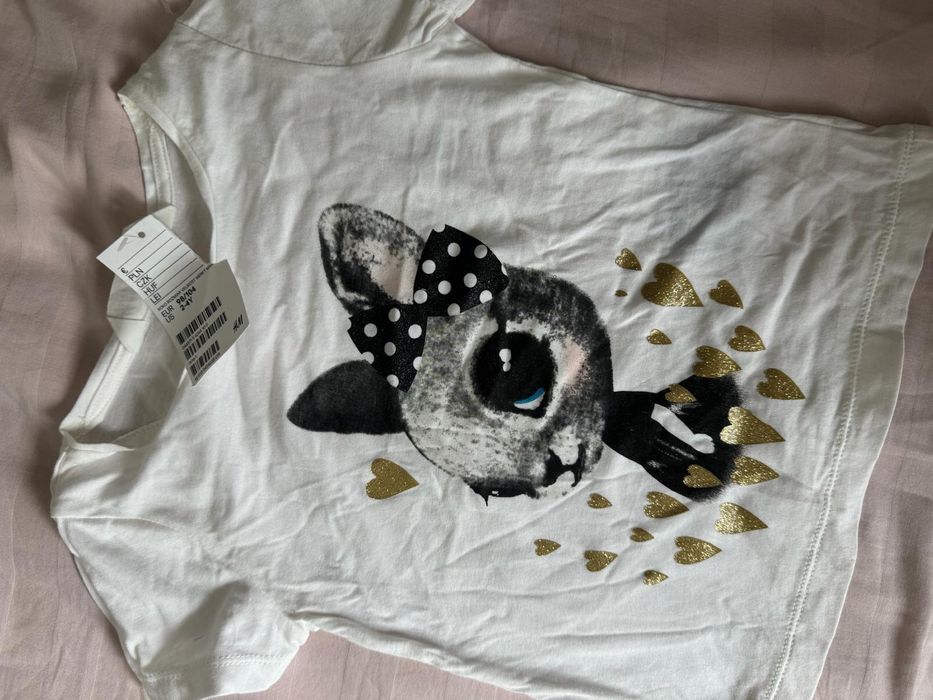 Tricou cu iepurasi 2-4 ani