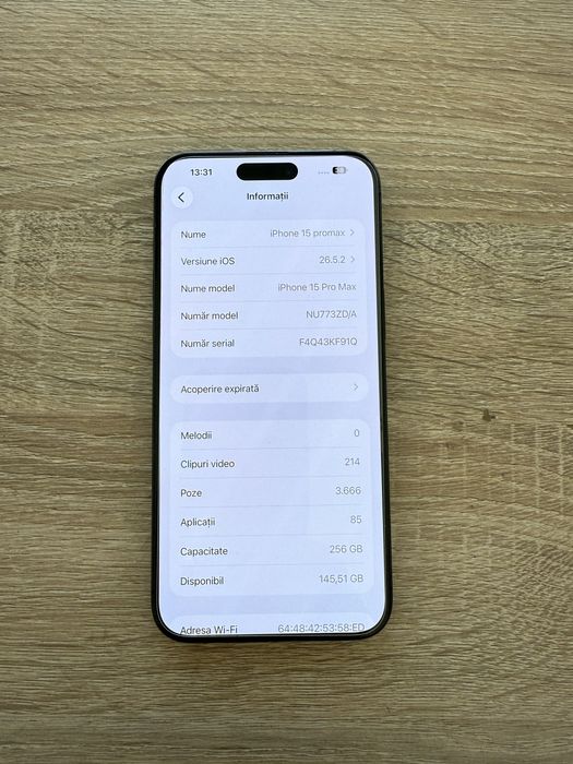 iphone 15 Pro Max 256GB