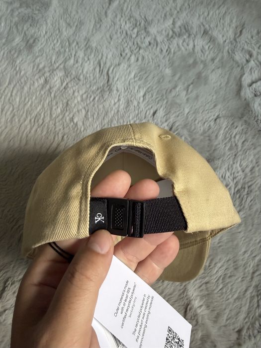 Calvin Klein Jeans Embr cap sapca unisex culoare bej cu logo inscriptionat marime Os noua originala
