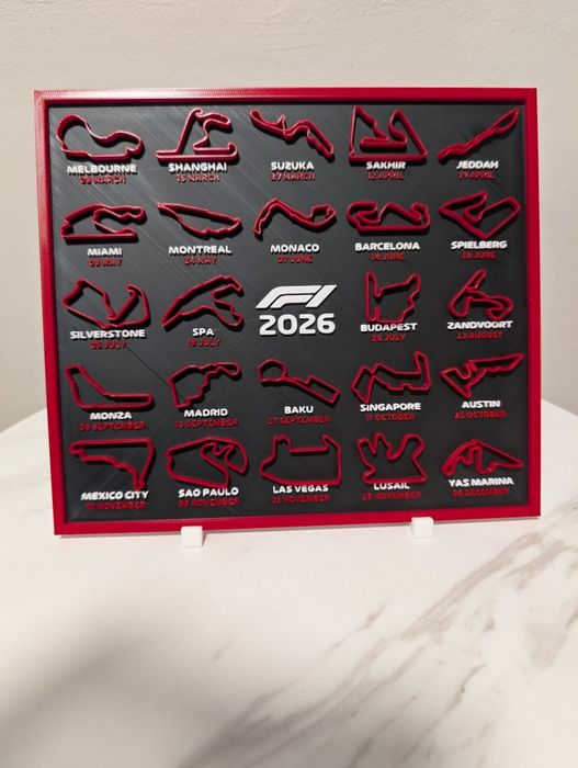 3D принтирани F1 подаръци за фенове на Формула 1