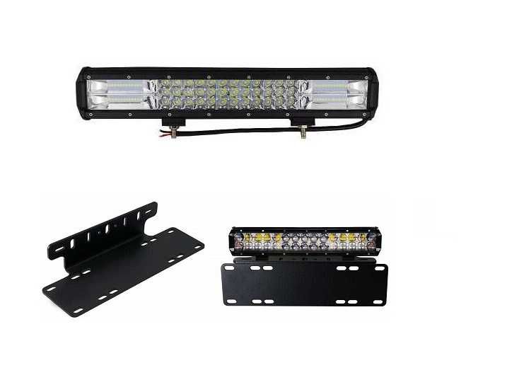 Led bar auto, Bara led + pridere suport numar ascuns