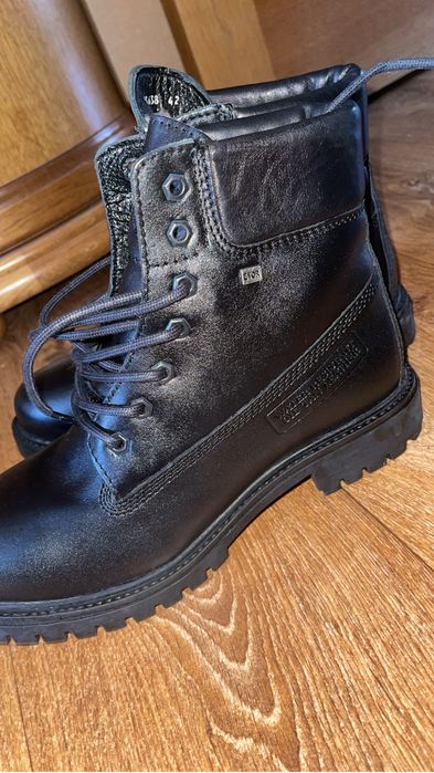 Берцы мужские кожанные