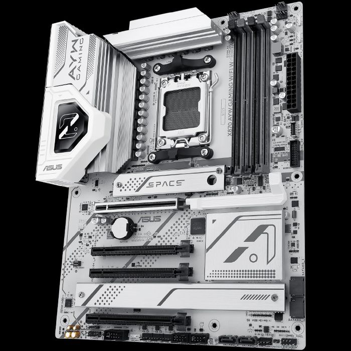 Материнская плата ASUS X870 AYW Gaming WiFi W (White)