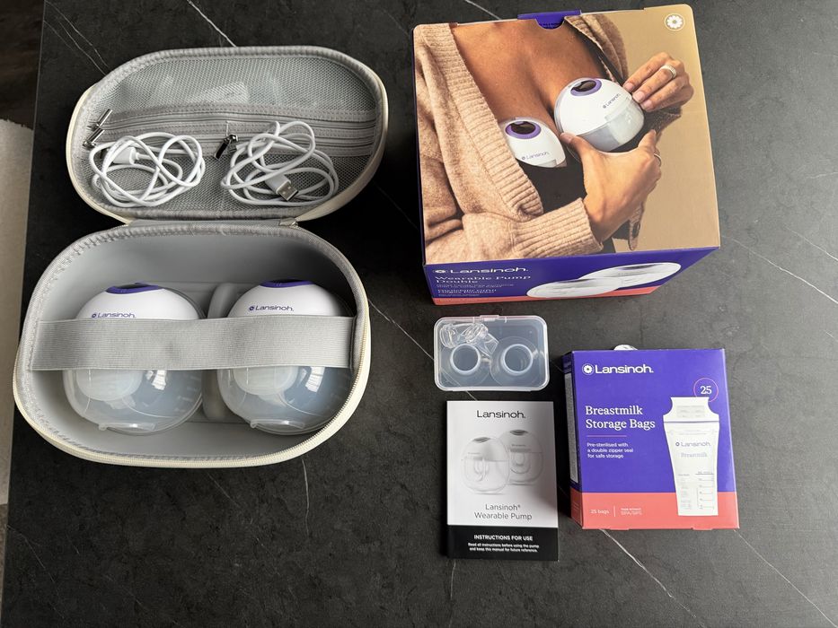 Pompa de san Lansinoh Double Wearable + CADOU