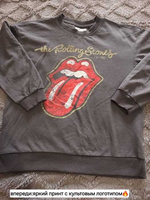 Кофта с принтом The Rolling Stones