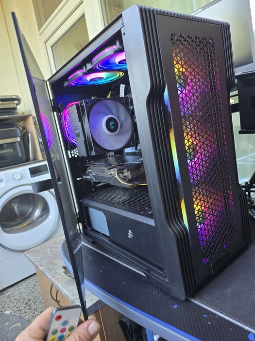 Геймърски компютър i5-10400F | RX 6600 8GB | 16GB RAM | NVMe + 1TB | Леден, тих и мощен!