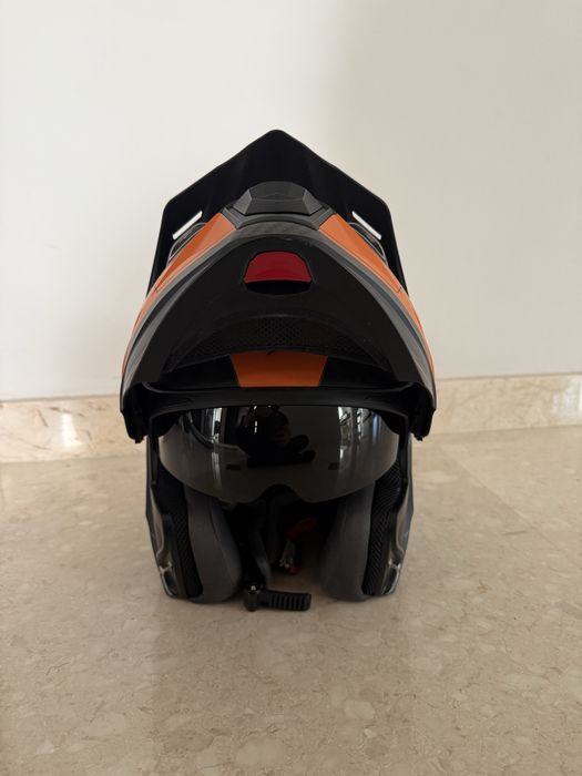 Casca moto scorpion adx1 marime s .casca flip-up