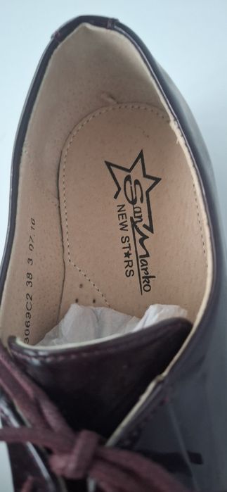 Лаковые Ботинки Экокожа 38р