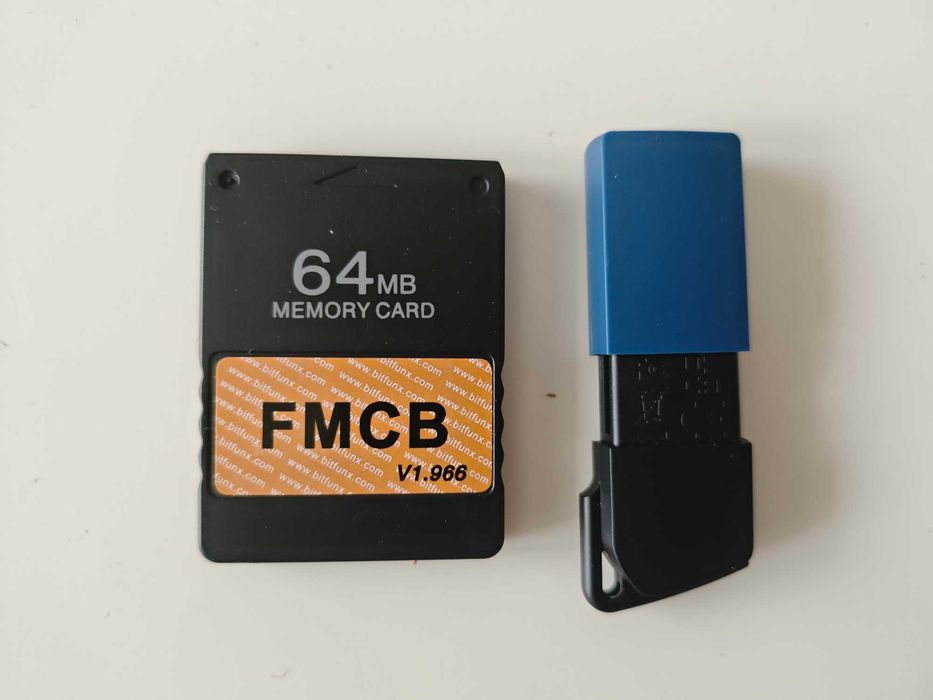 Карта Free Mc Boot FreeMcBoot + флашка с качени игри PS2 Playstation 2