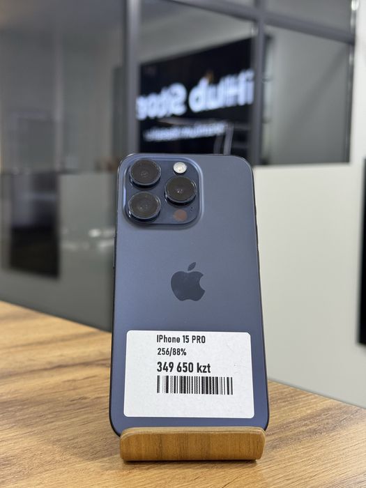 iPhone 15 Pro•256GB/88%Blue Titanium Айфон 15 Про•256ГБ/88% Көк Титан