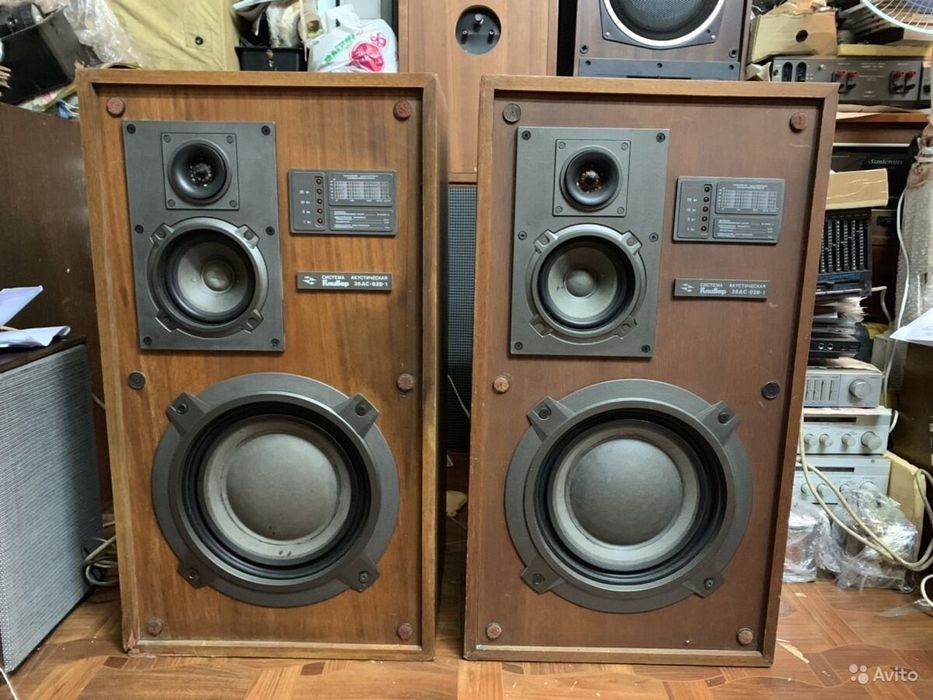Акустические системы Кливер 35 АС -028 - 1 в отличном состоянии