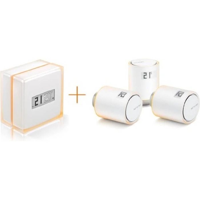 Netatmo Smart Kit+3 Smart Radiator Valves-смарт термо глави, термостат