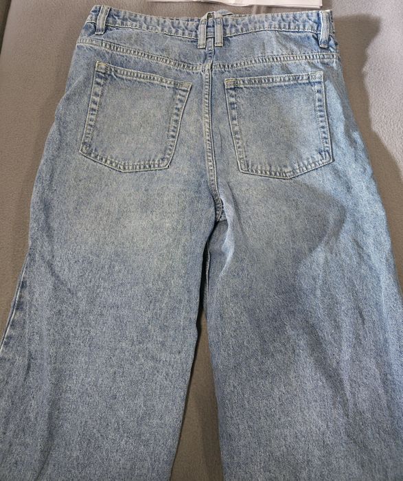 НОВИ Дамски дънки Wide Leg 36